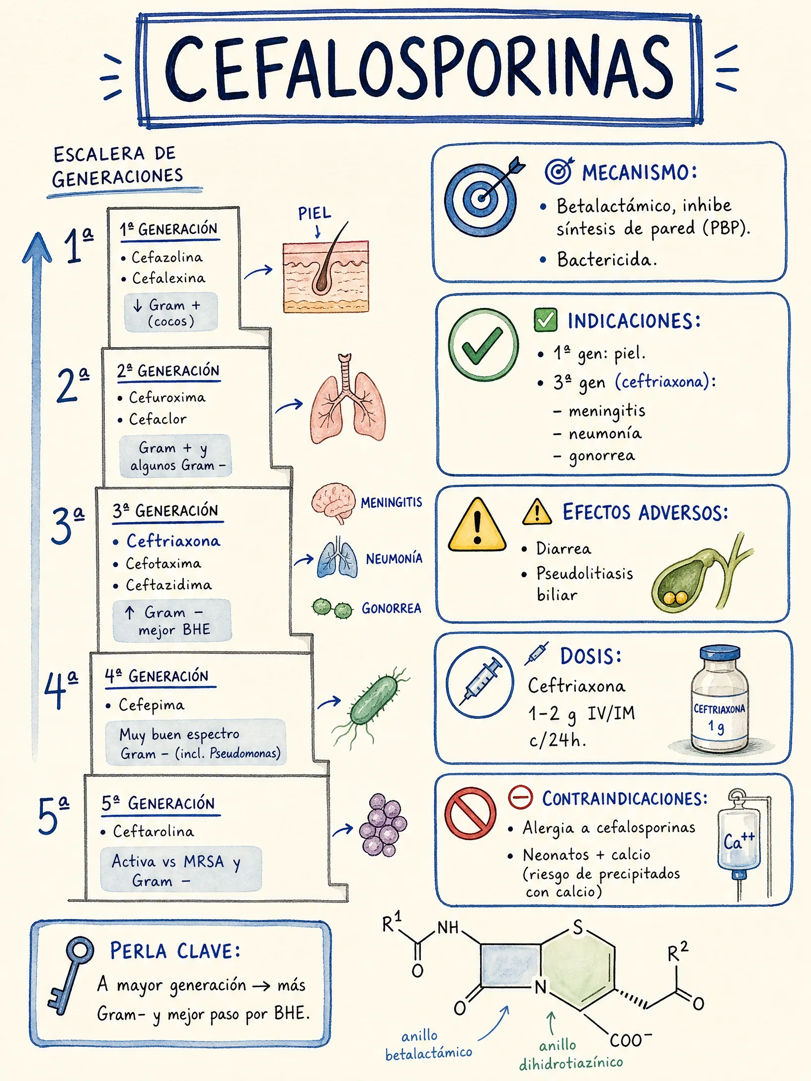 Cefalosporinas · Ceftriaxona