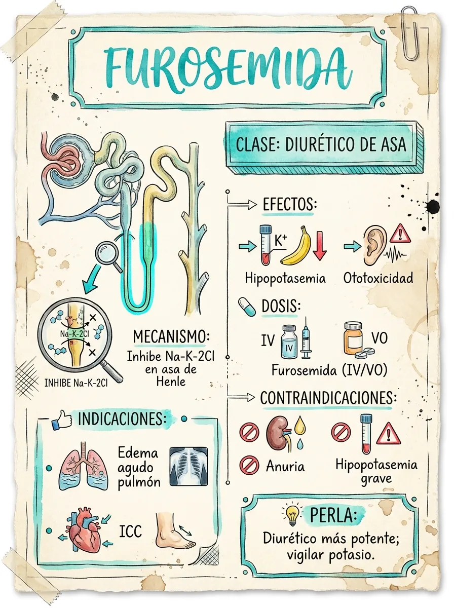 Diuréticos de Asa · Furosemida