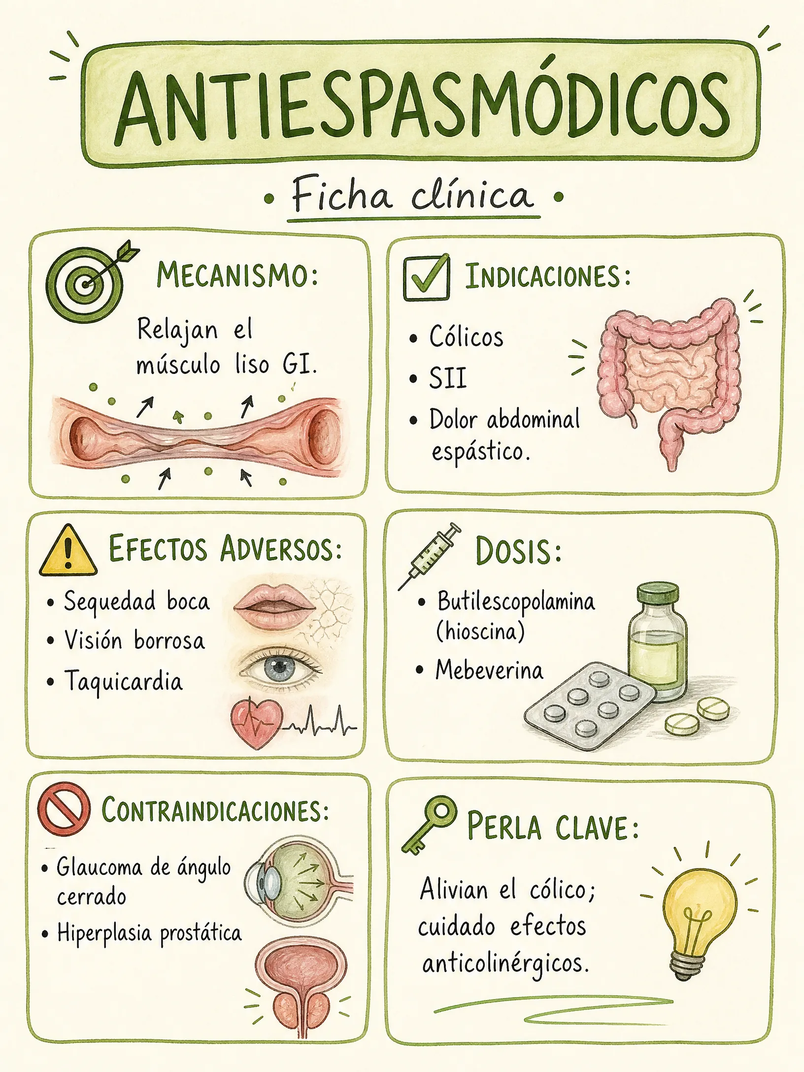 Antiespasmódicos