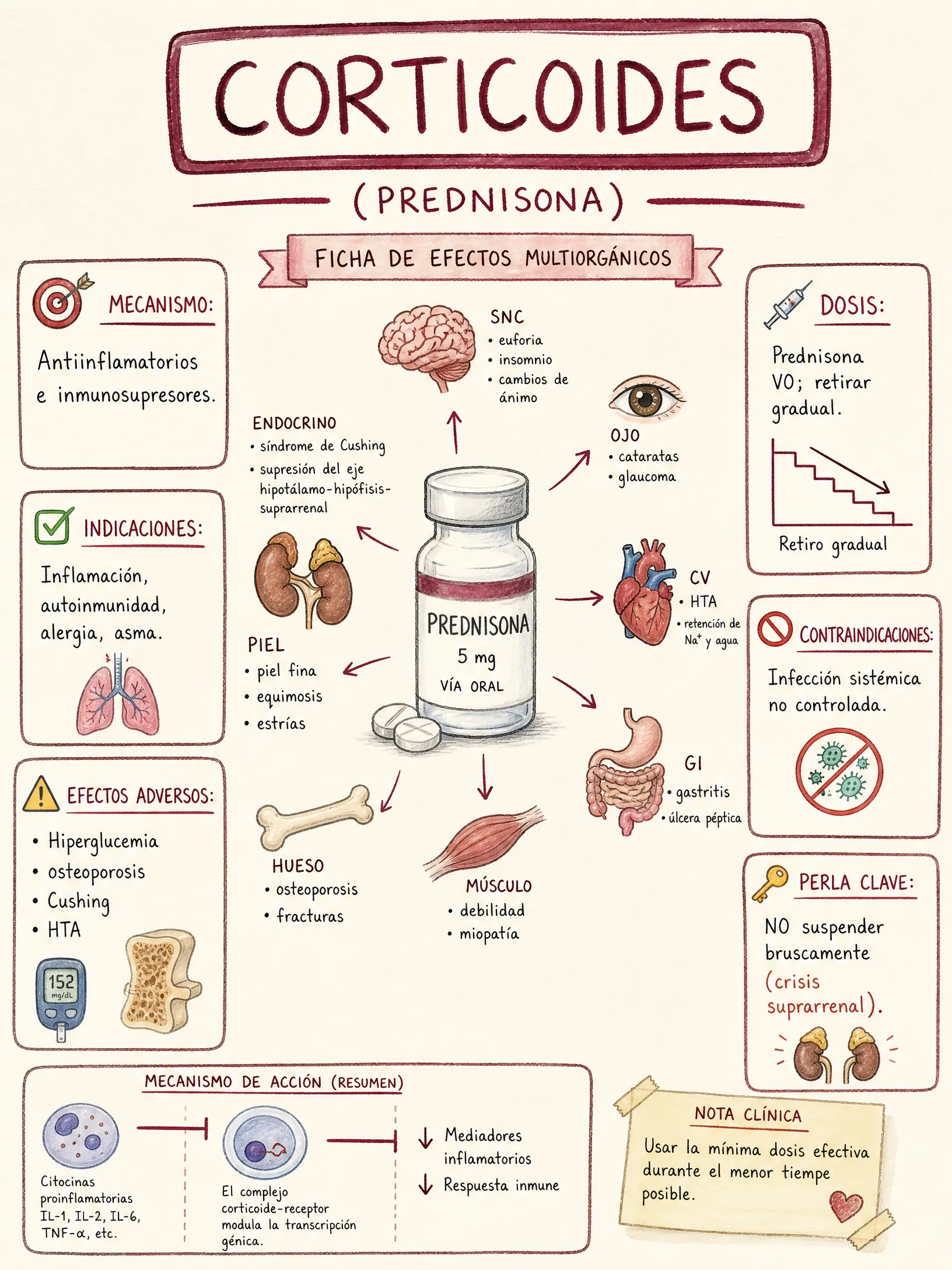 Corticoides · Prednisona