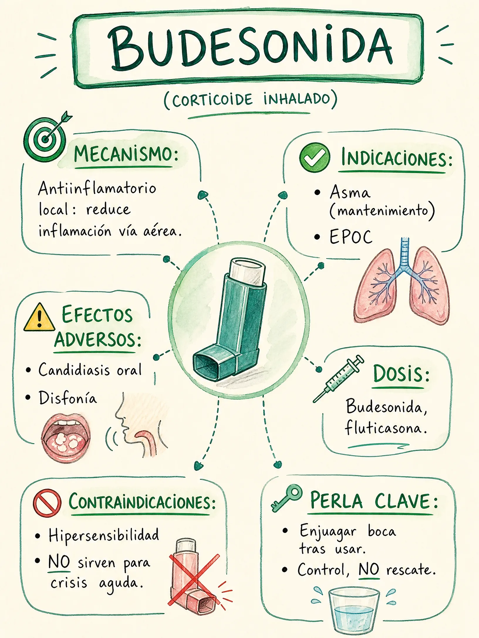 Corticoides Inhalados · Budesonida