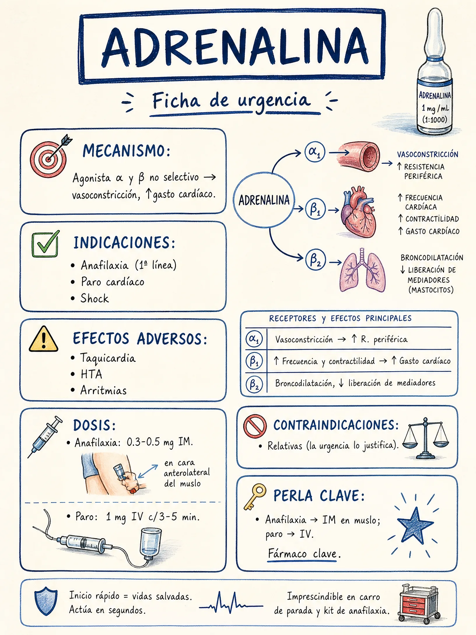 Adrenalina (Anafilaxia/Paro)